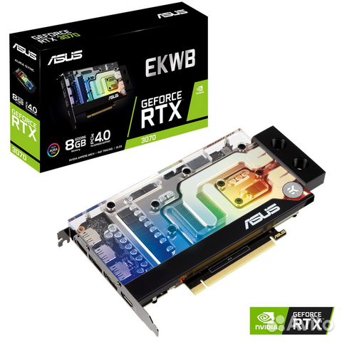 Видеокарта Asus rtx3070 ekwb