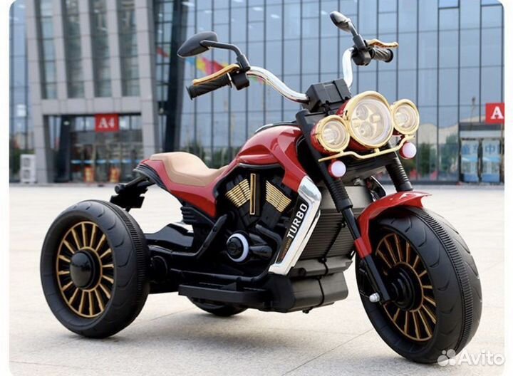 Детский электромотоцикл новый