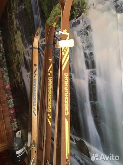 Лыжи деревянные СССР