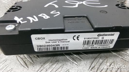 Блок управления renault scenic 3 (5BN07NC01)