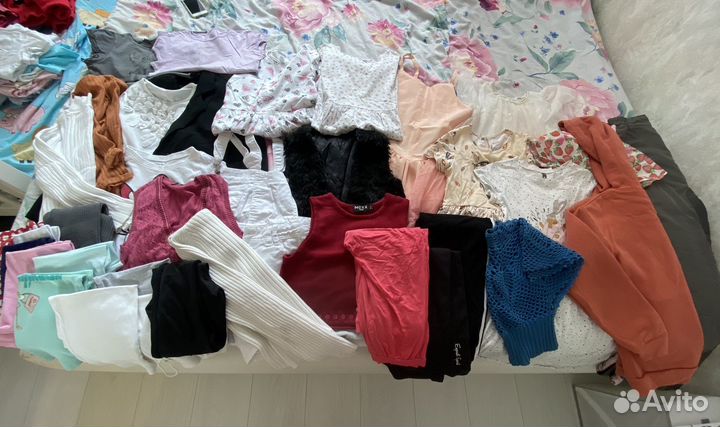 Вещи пакетом на девочку 134-140