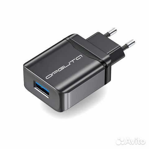 Орбита OT-APU30 Черный зу с USB (QC3.0, 3500mA)
