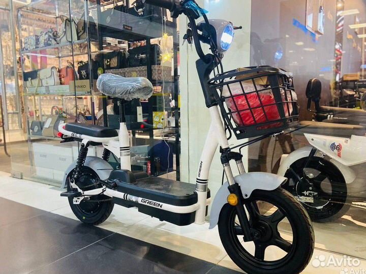 Электроскутер green, 45 км/ч