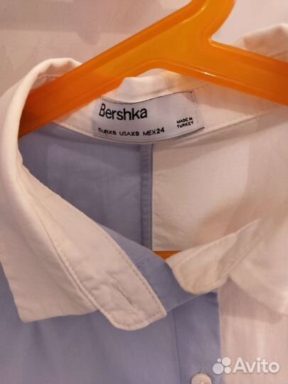 Рубашка белая bershka