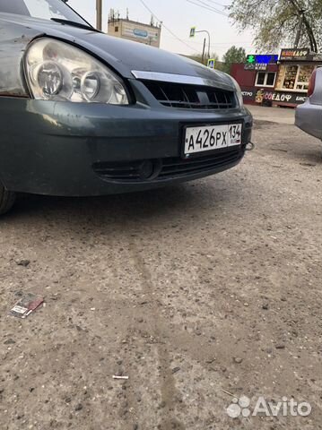 Бампер передний priora 1