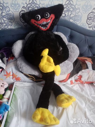 Игрушка Хагги Вагги чёрный / Килли Вилли 110см