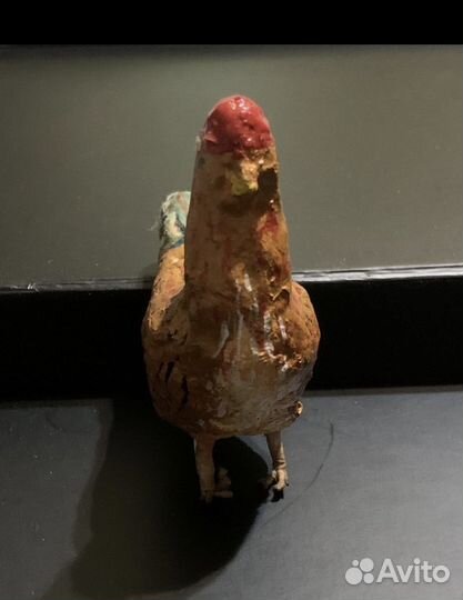 Курица курочка ватная елочная игрушка СССР