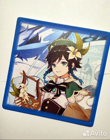 Коврик для мыши с аниме и геншин импакт