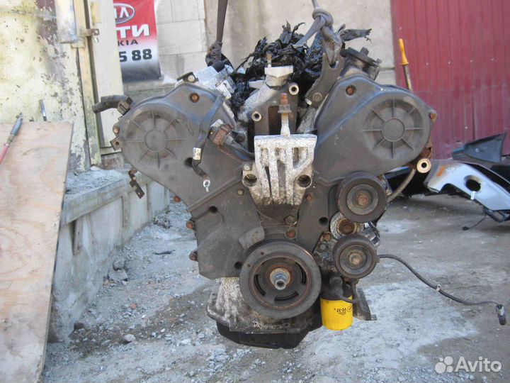 Двигатель, Hyundai Santa Fe 2008