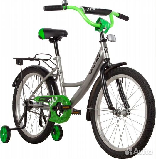 Велосипед novatrack vector 20 (2023) серебро Kra12