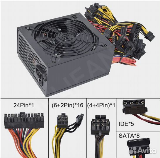 Senlifang ATX 2000 Вт - блок питания