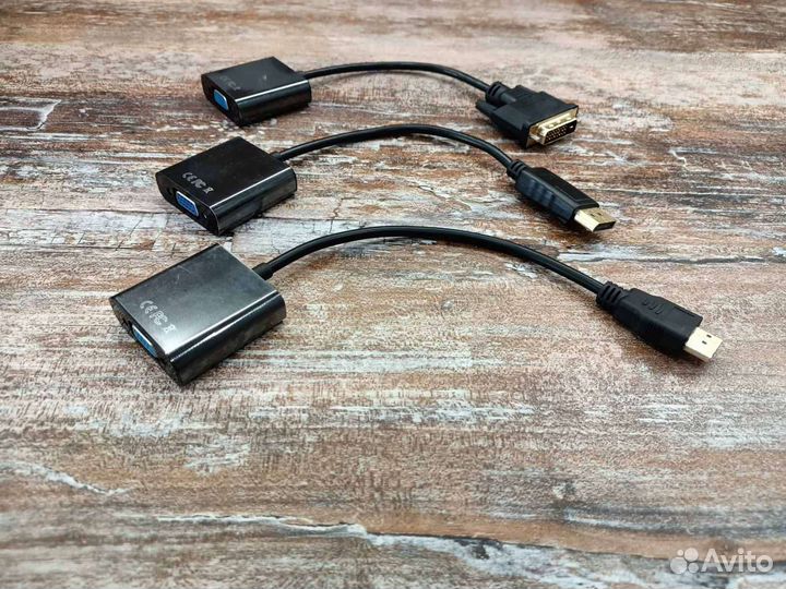 Переходник VGA конвертер на hdmi DVI DP
