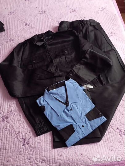 Рабочая форма: рубашки,брюки,куртка.р-р52 54
