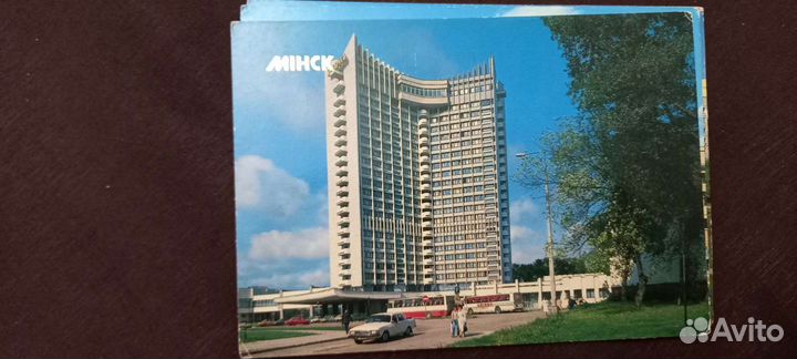 Советские открытки города