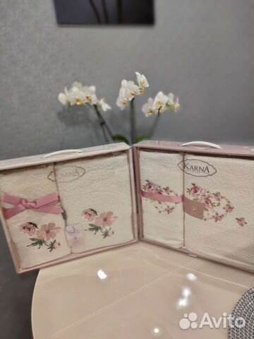 Набор подарочных полотенец Турция 