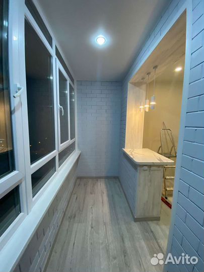 Остекление балконов лоджий и отделка