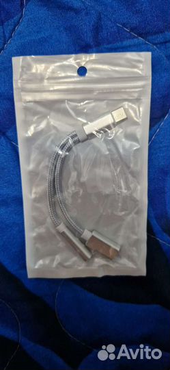 Кабель-переходник USB Tupe-C USB-C/3,5mm 2 в 1