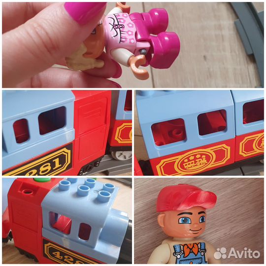 Lego duplo лего дупло железная дорога 10507 10506