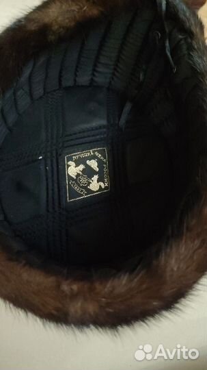 Шапка норковая женская