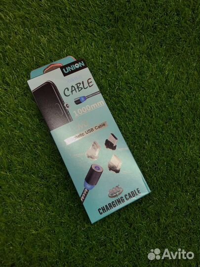 Кабель магнитный Union M3 microUSB/Lightning/TypeC