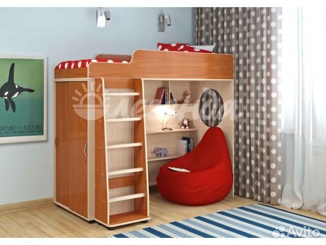 Кровать чердак