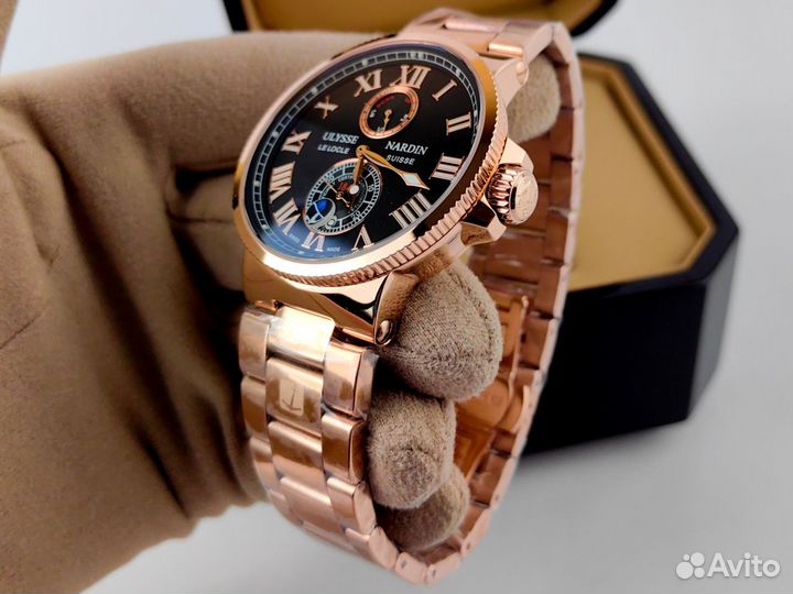 Часы мужские Ulysse nardin механические золотые