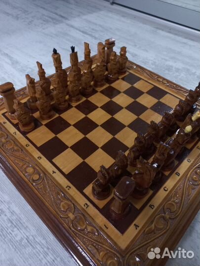 Шахматы ручной работы деревянные