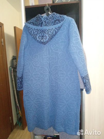 Новое платье и Пальто вязаное (толстый трикотаж)