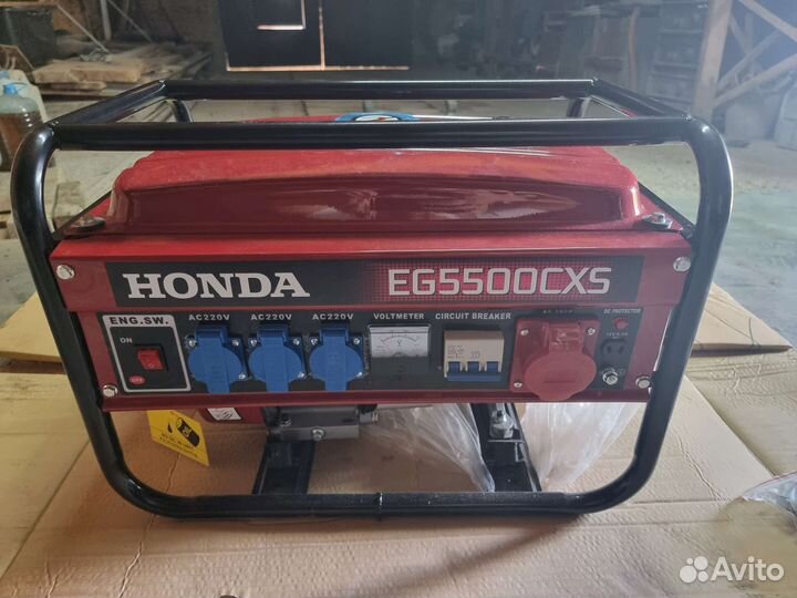 Генератор бензиновый honda eg 5500cxs