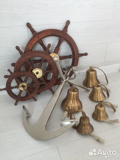 Рынды Штурвалы якорь фонари и др