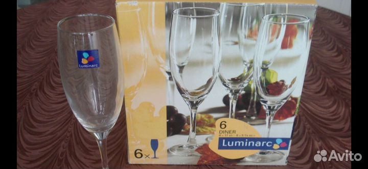 Кувшин и 8 стаканов Кувшины Фужеры