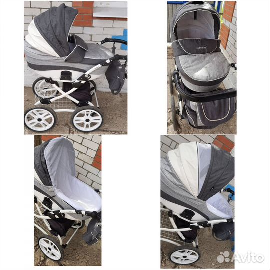 Детские коляски 2 в 1 индиго