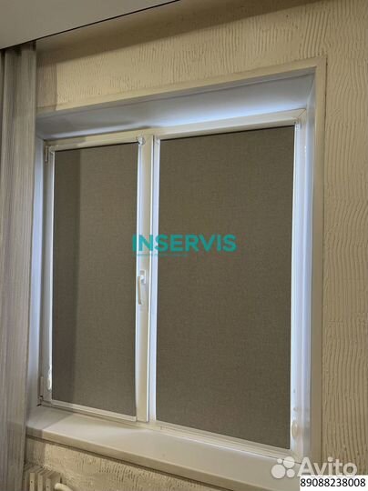 Рулонные шторы белые