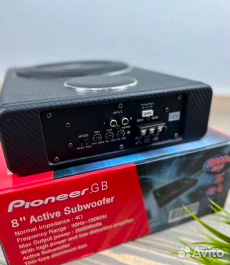 Мощный сабвуфер под сидение pioneer