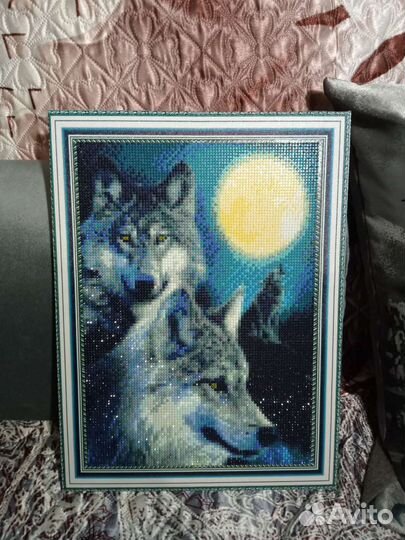 Картина волки