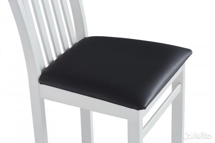 Стул кантри белый/эк. Линкольн 012 графит