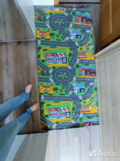 Ковер детский с дорогами