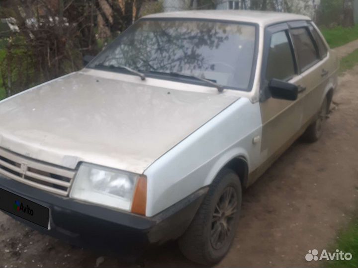 ВАЗ 21099 1.5 МТ, 1997, битый, 58 745 км