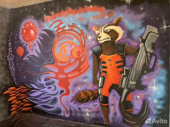 Художественное оформление,роспись стен