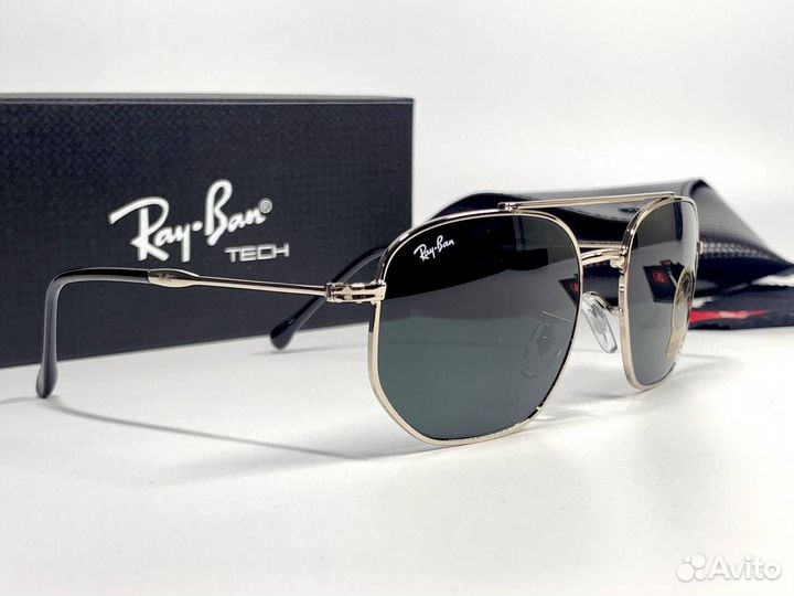 Очки Ray Ban Aviator хром