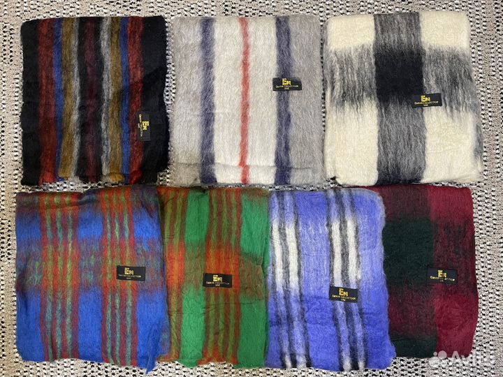 Шарф шерстяной (мохеровый)