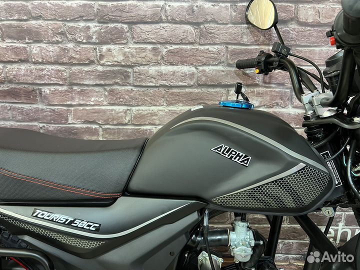 Мопед Alpha Tourist 125 Black Matt (2024)