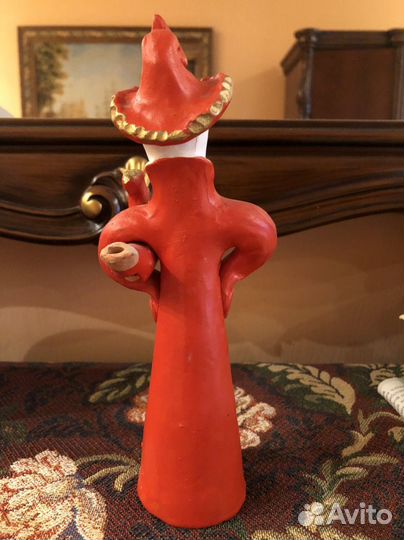 Абашевская игрушка свистулька Дама 1990-е