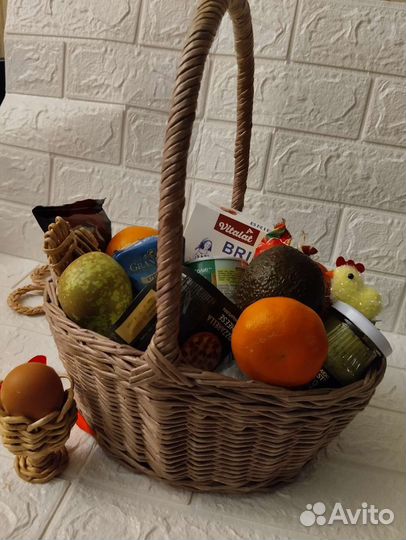 Корзина плетеная для фруктов большая