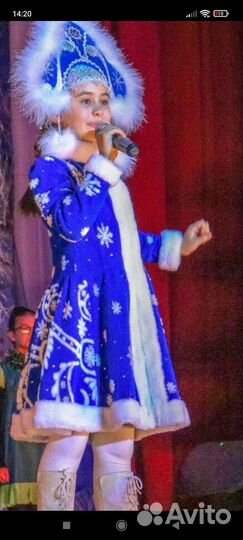 Новогодний шубка+шапочка