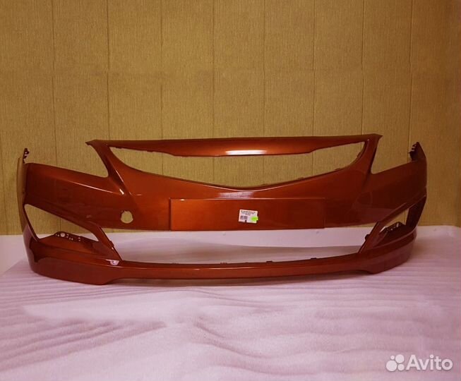 Бампер передний Хендай Солярис в цвет рест. HS2761