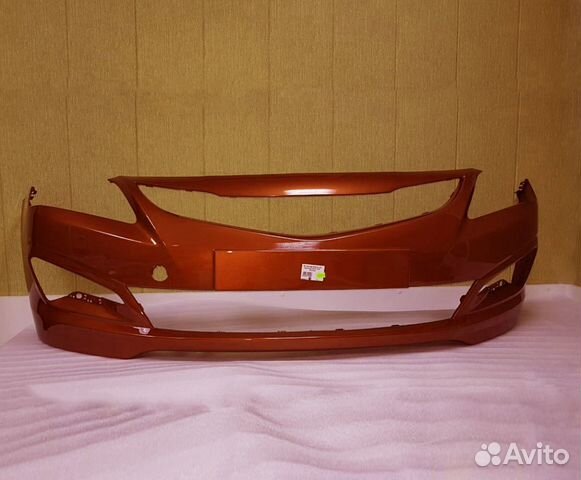 Бампер передний Хендай Солярис в цвет рест. HS2761