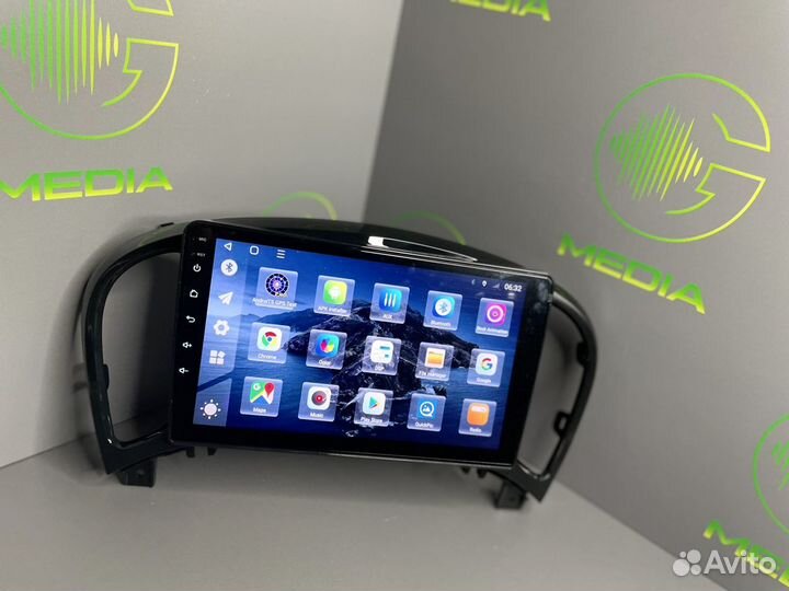 Магнитола Nissan Juke Андройд 10, 2/32Gb, Qled