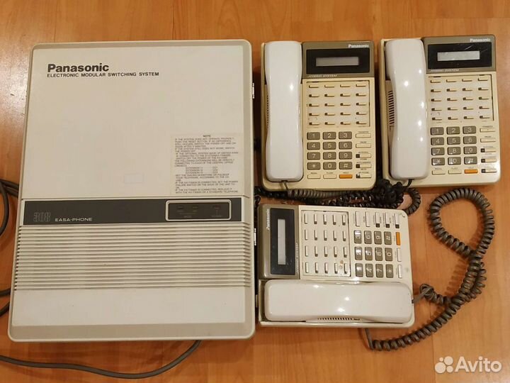 Мини атс + системные телефоны Panasonic
