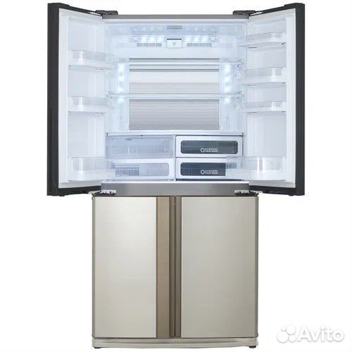 Холодильник Sharp SJ-ex93pbe бежевый